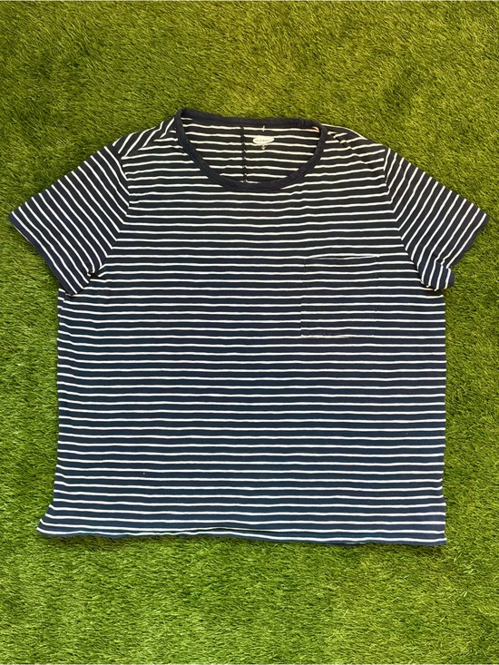 Old Navy Tops - Old Navy Boyfriend Striped Pocket Tee XL